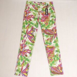 NWT Mr Turk Clyde Slim Trouser Pants 70s Floral Men's 28‎ 31x32 Retail $328